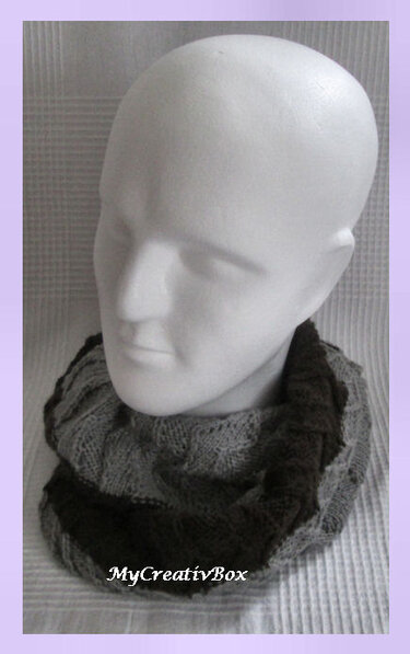 Loop "Zick Zack" - gestrickt - Stricken