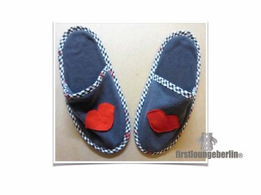 Pantappa Pantoffeln Puschen Latschen Hausschuhe für die ganze Familie Nähanleitung mit Schnittmuster  firstloungeberlin - Bild 8