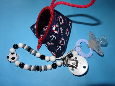 Pyramidentasche Schnullertasche Schlüsselanhänger nähen blitzschnell mit nur 6 Nähten