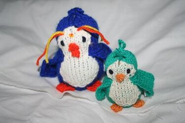 Penguin, knitting pattern
