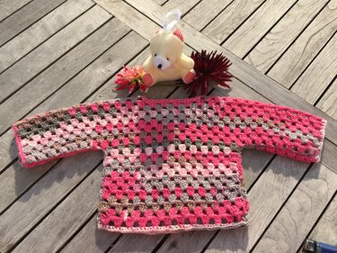 Baby/Kinder-Jacke gr.62/68 , 74/80 ,86/92 - Häkeln