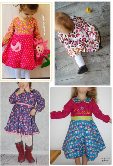 E-Book Drehkleid Winterkleid "Wintertraum" Eleara von 74-128 - Bild 5