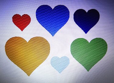 Stickdatei Herz in 6 Größen  - Sticken