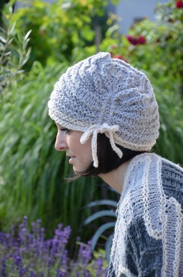 Mantel stylisch im Patchwork-Stil gestrickt - Stricken