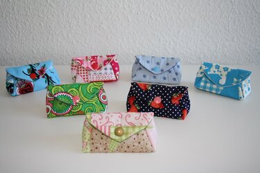 Nähanleitung Minitäschchen , Notfalltasche ,Tampontasche