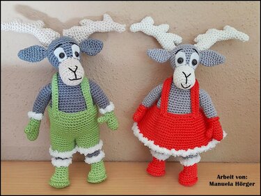 Häkelanleitung Elmar + Erika Elch - Bild 2