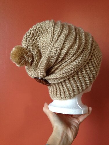 Crochet hat Caron pattern