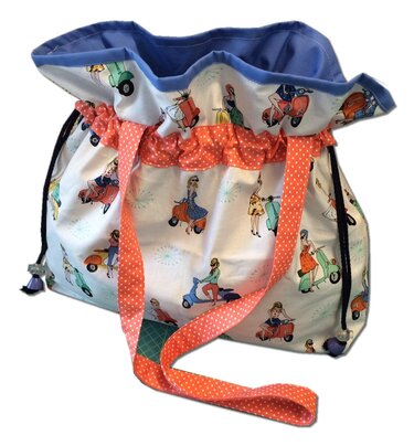 Nähanleitung und Schnittmuster Tasche oder Beutel "ruckzuck"