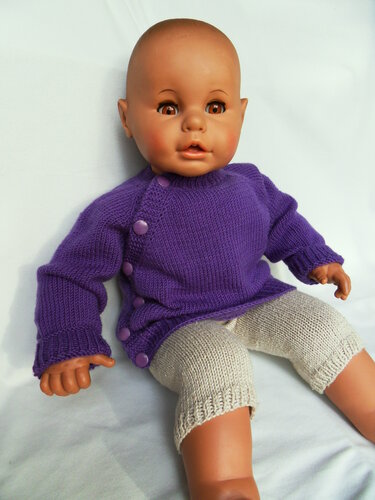 Schlüttli-Cardigan for Babies 3-6 month - Knitting