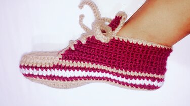 With video house loafers sport shoes size 3 to 12 US/UK 2.5-10 - Crochet