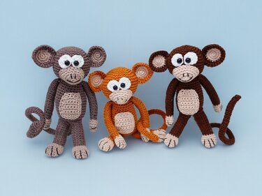 Little Monkey Küma - Crochet Pattern
