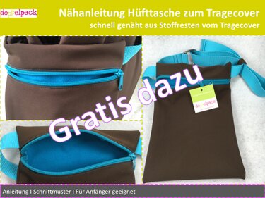 Tragecover, Regenschutz für Babytrage mit verstellbarer Kapuze - Nähen