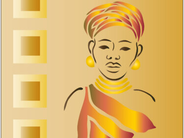 Schablonenmotive Afrika - Basteln