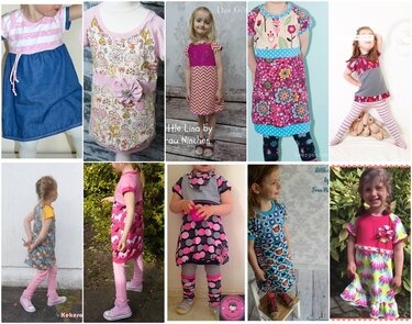 Little Lina , Kleid Gr. 86-128 - Nähen