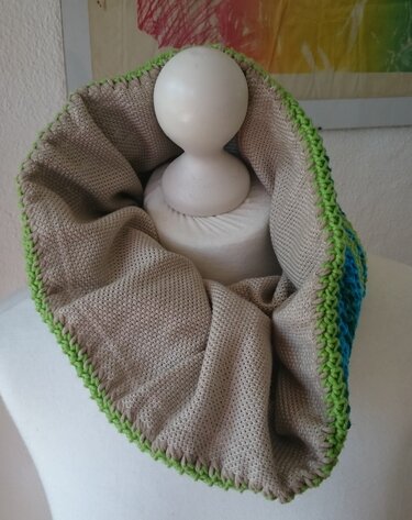 Symbiose-Male - cowl, my boshi (crocheting)