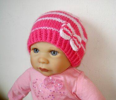 Strickanleitung Baby-Set, Mütze und Booties, ca. 1 - 4 Monate