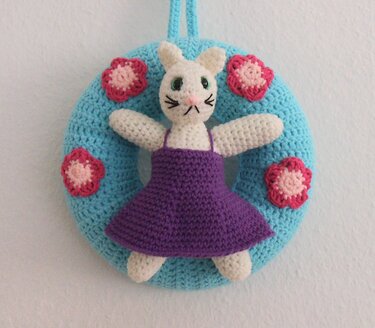 Türkranz Katze - Häkelanleitung