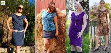 E-Book Wasserfallkleid Clary Gr. XS-XXL - Bild 2