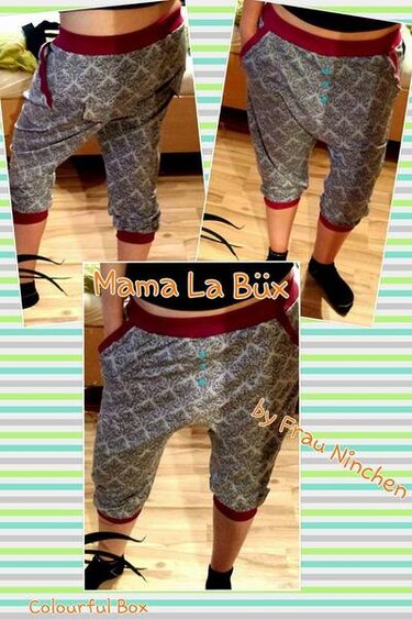 Mama La Büx ,  Haremshose Gr. 34-44 - Nähen