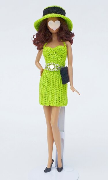 Spar-Set: 6 Häkelanleitungen Puppenkleidung Serie "Schick & figurbetont"