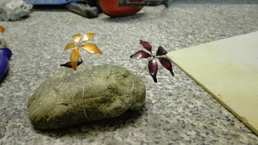 Nagellack Blume - Basteln