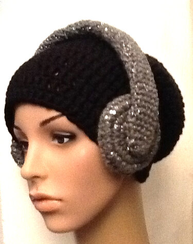 stylische Mütze und auch Beanie "Kopfhörer" - Häkeln