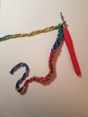 Pulswärmer knooken/sträkeln - Knooking