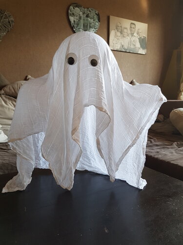 Gespenst zum hinstellen oder aufhängen - Basteln