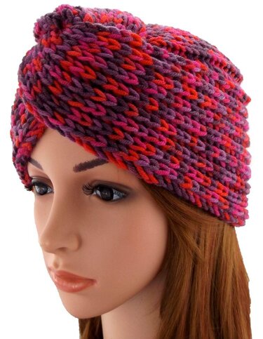 Strickanleitung Turbanmütze "1001 Nacht"