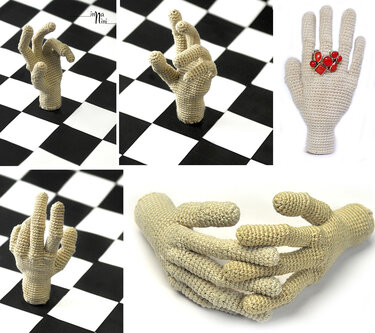 Crochet Pattern - Thing the hand amigurumi toy PDF file amigurumi pattern