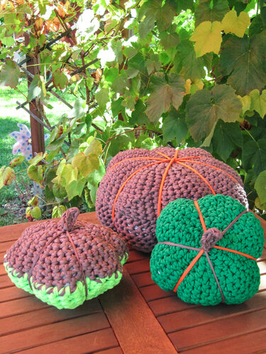 12 E-Book Häkelanleitung Zierkürbisse mal anders