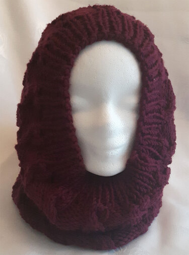 Rundschal für Kinder und Erwachsene im Zopfmuster - Stricken