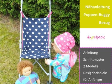 Puppen-Buggy Bezug, Ersatzbezug Puppe Nähanleitung - Nähen