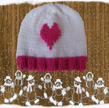 Strickanleitung Babymütze bis 6 Monate tragbar- ideal auch für Anfänger