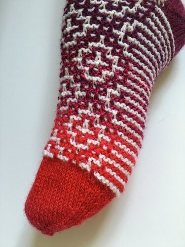 Socken "Mosaik" Gr. 38/39 und 40/41 - Strickanleitung