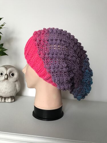 Häkelanleitung Beanie "Pretty in Pink" - Bild 6