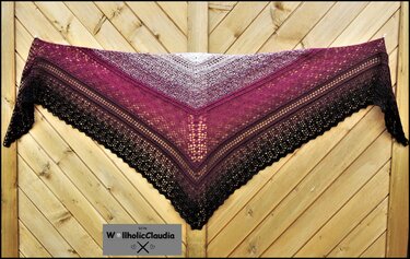 Crochet pattern shawl "Grande Abbraccio"