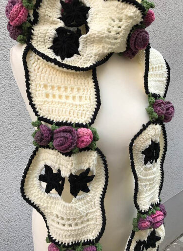Skull-Schal - Bild 5
