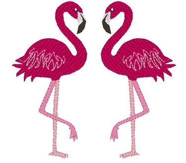 Stickdatei Flamingo - Sticken