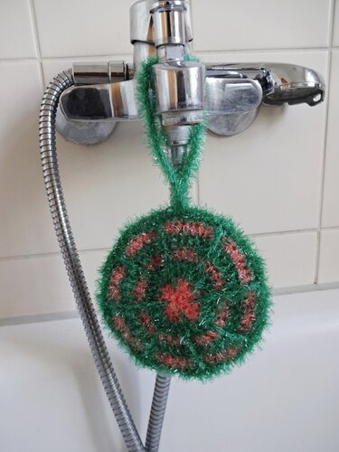 Duschschwamm "Mandala" - Häkeln