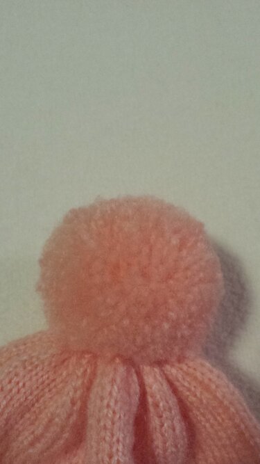 Anleitung Baby-Mütze rosa ca. 43 cm Kopfumfang 6-9 Monate - Stricken