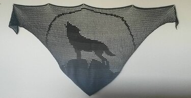 Motivtuch "Akelah", Häkelanleitung - Bild 4