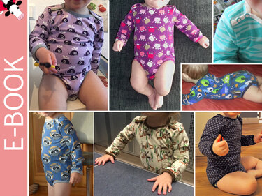 „Knöpf-Body“ Gr. 50-92 - Nähanleitung & Schnittmuster & Beamerdatei - Bild 2