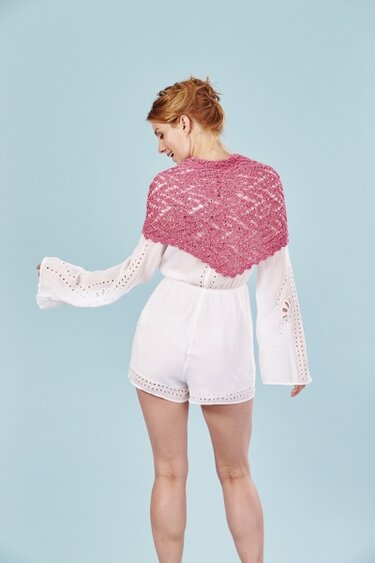 Stricktuch "Zuckerwatte" - Bild 4