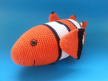 Häkelanleitung - Charly Clownfisch