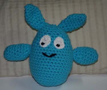 Osterhase oder Osterei zwei Figuren aus einer Anleitung - Häkeln