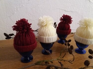 Eierwärmer Mütze: schnell und einfach - Basteln