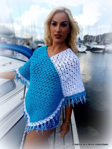 Häkelanleitung Poncho Seabreaze (alle Größen) - Bild 2