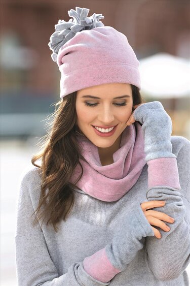 Mütze, Loop und Handstulpen nähen