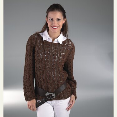 Strickanleitung Damenpullover "Seidenglanz" 753025 - Bild 2